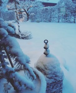 vinter, julledigt, trädgårdsdesign, trädgårdsarkitektur, snö